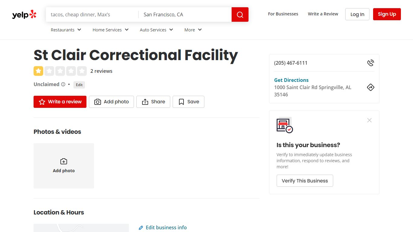 ST CLAIR CORRECTIONAL FACILITY - 1000 Saint Clair Rd, Springville, AL ...